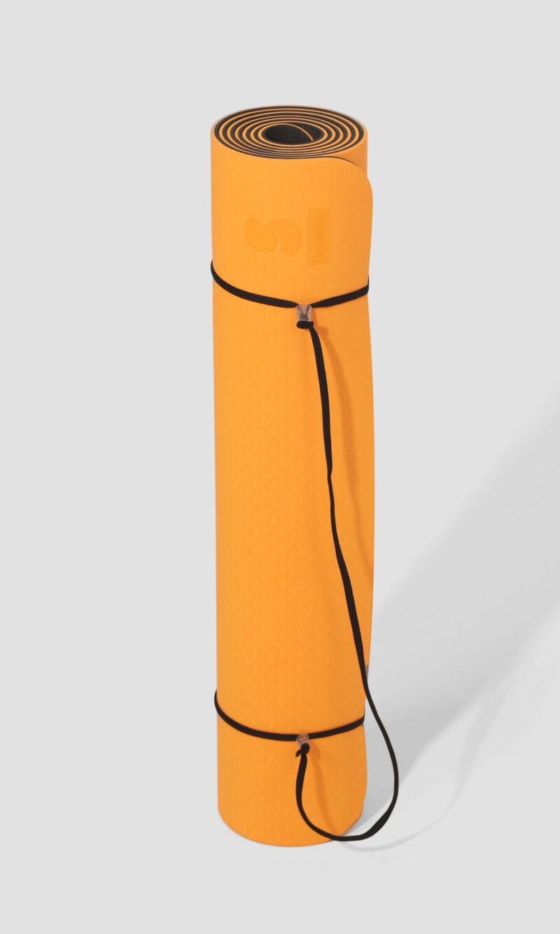 Premium постелка за йога ORANGE