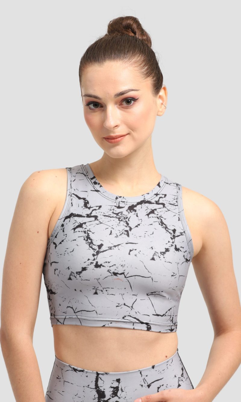 Спортно бюстие MARBLE GREY