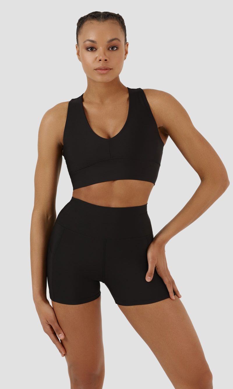 Спортно бюстие с кръстосан гръб NICHOLE BLACK